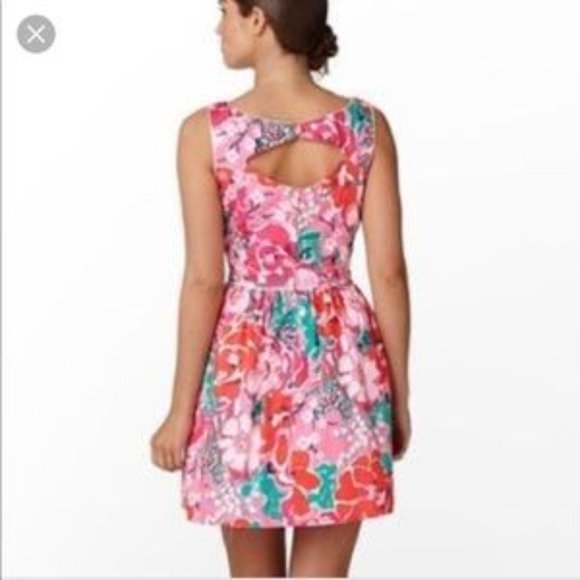 Lilly Pulitzer Pink Floral Dress - Picture 2 of 7